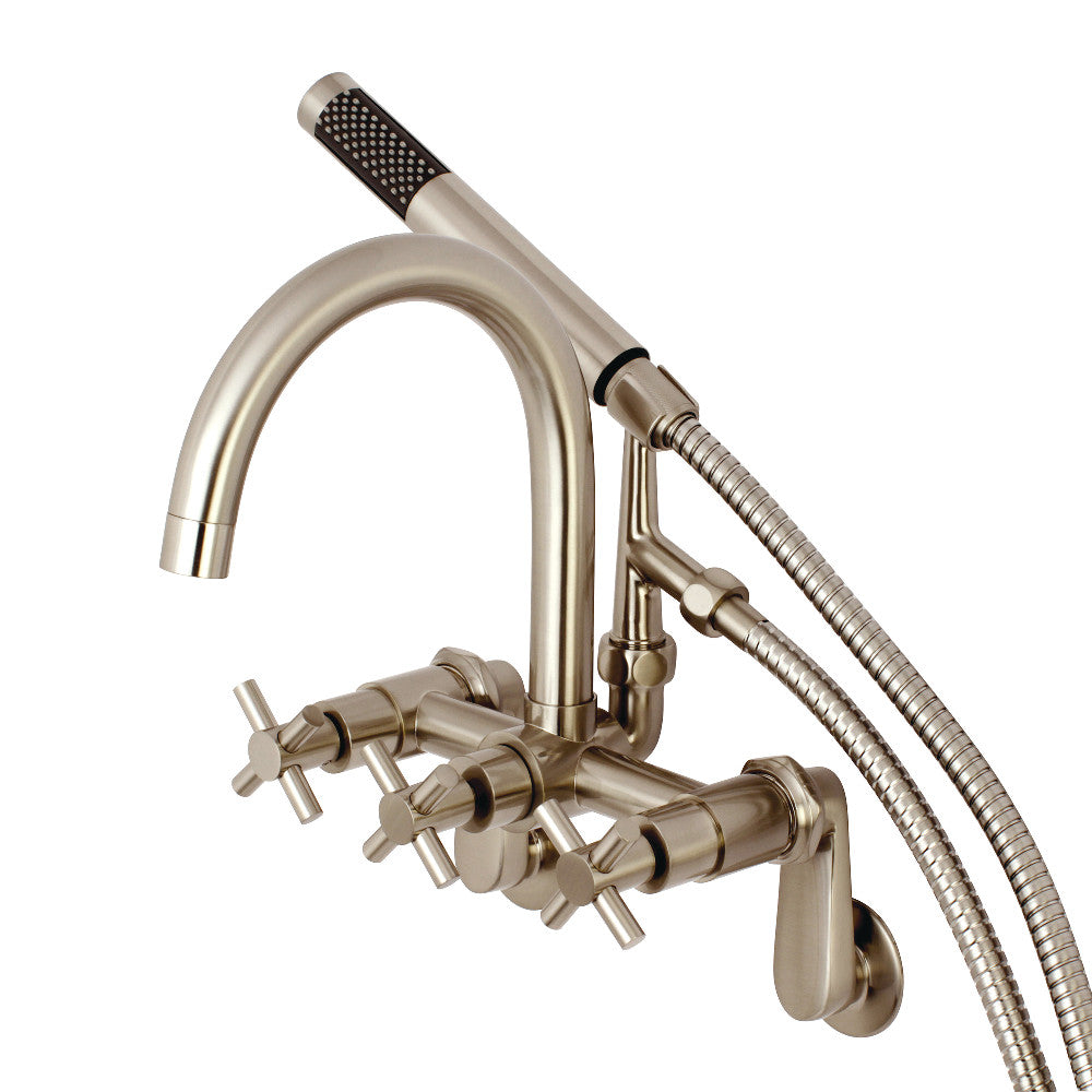Aqua Vintage Concord 7-Inch Adjustable Wall Mount Tub Faucet