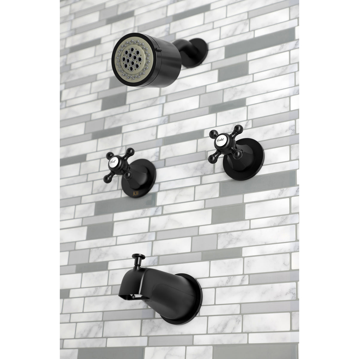 Metropolitan Two-Handle Tub and Shower Faucet