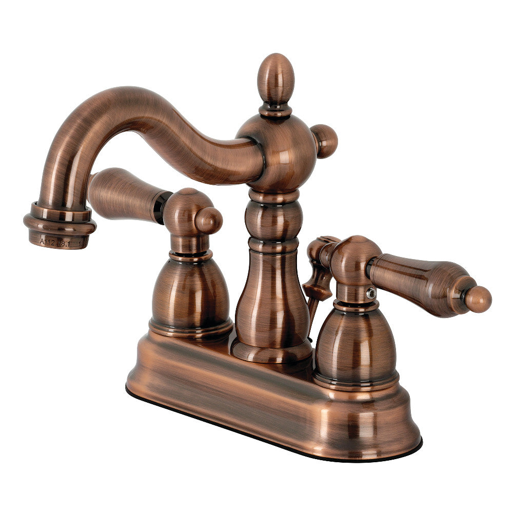 Kingston Brass KB1605AL Heritage 4 in. Centerset Bathroom Faucet