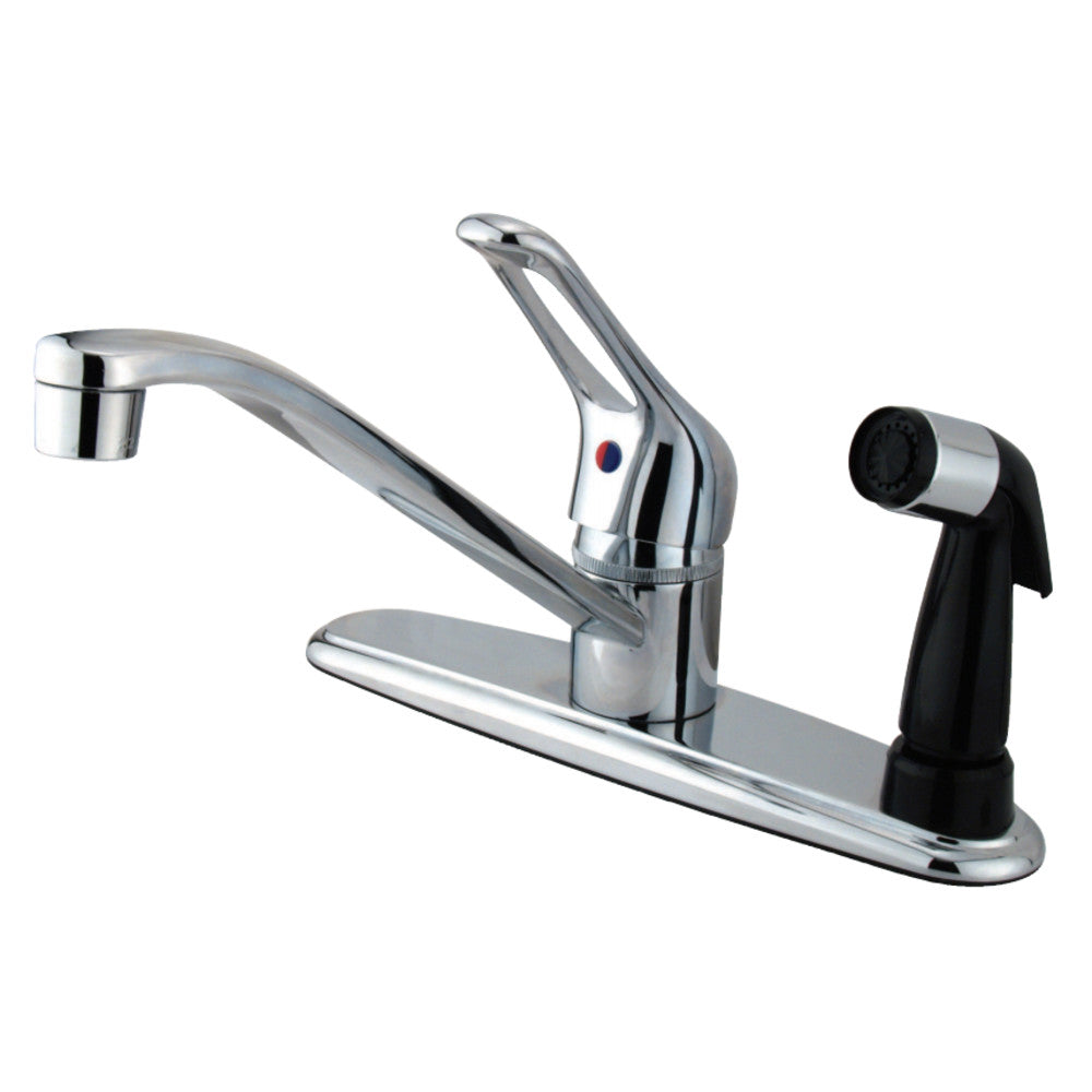 Kingston Brass KB563 Wyndham Single-Handle Centerset Kitchen Faucet