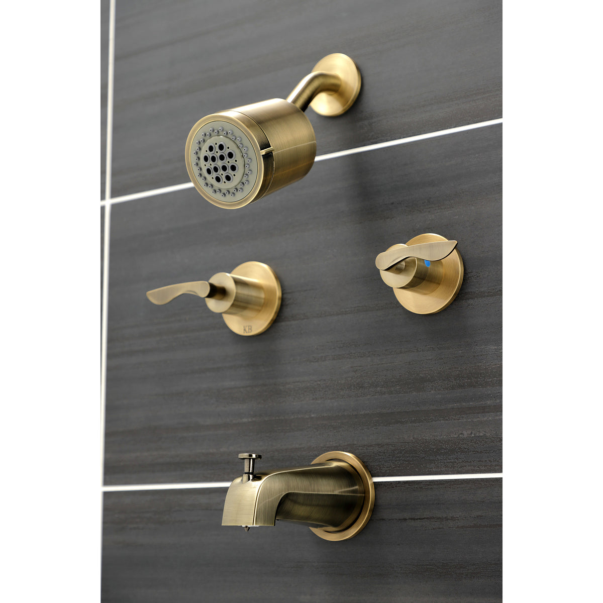Serena Two-Handle Tub and Shower Faucet
