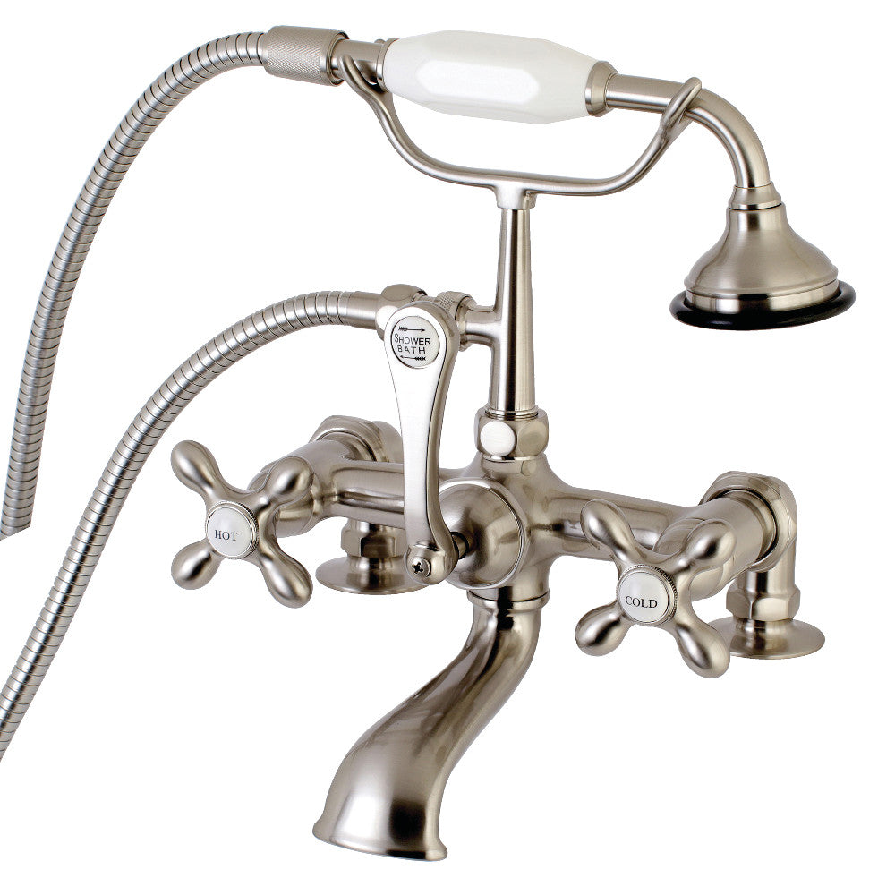 Aqua Vintage 7-Inch Tub Faucet with Hand Shower
