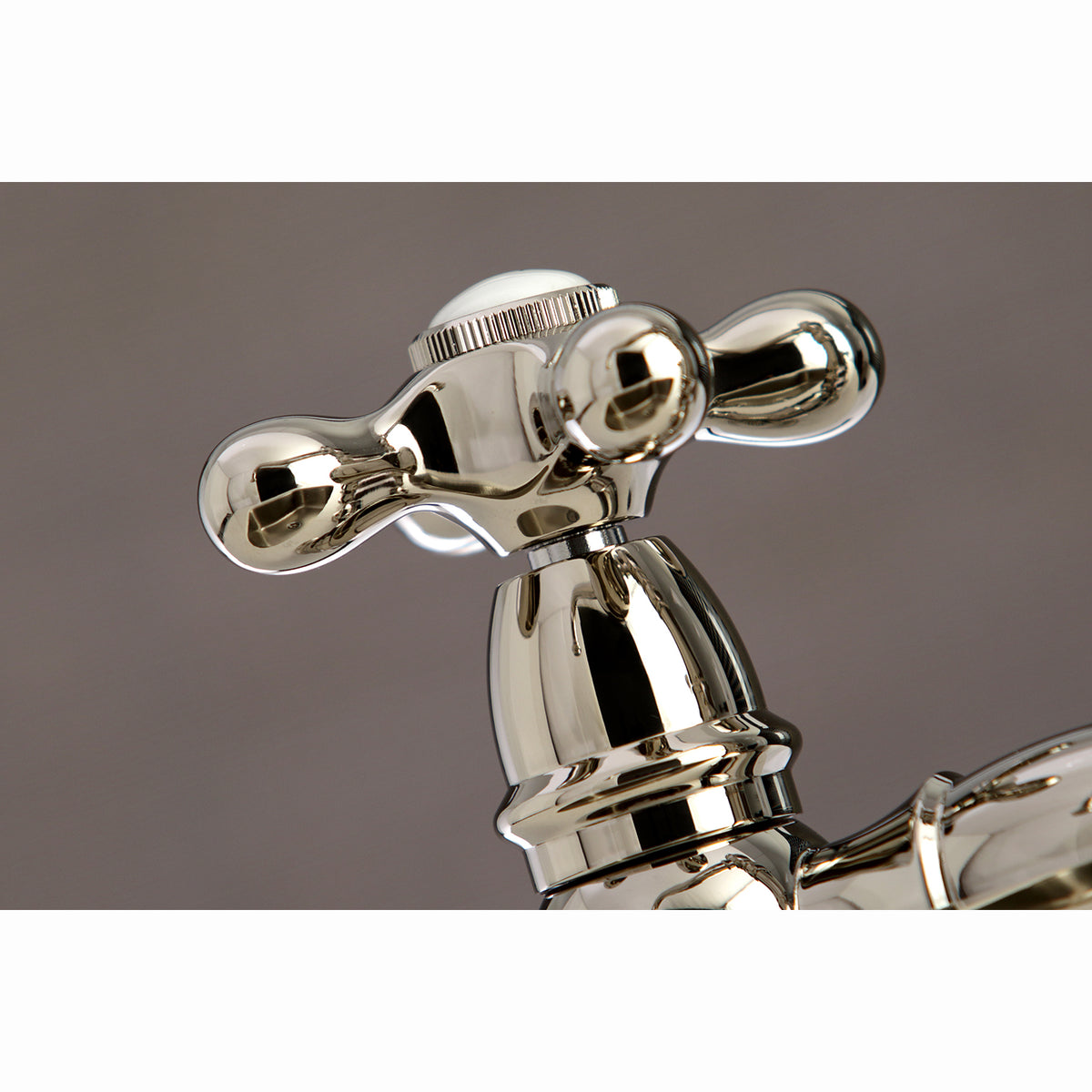 Kingston Brass KS3276AXBS Restoration 8&quot; Bridge Kitchen Faucet with Sprayer