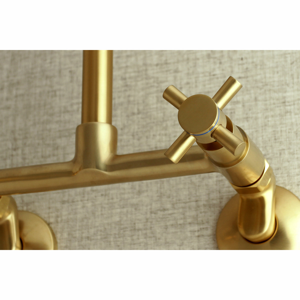 Kingston Brass KS414ORB Concord 8-Inch Adjustable Center Wall Mount Kitchen Faucet