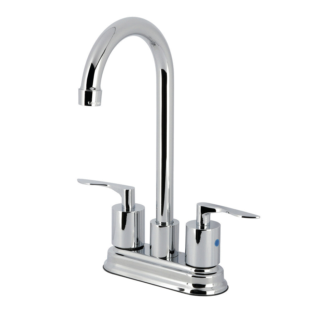 Kingston Brass KB8490SVL Two-Handle 2-Hole Deck Mount Bar Faucet
