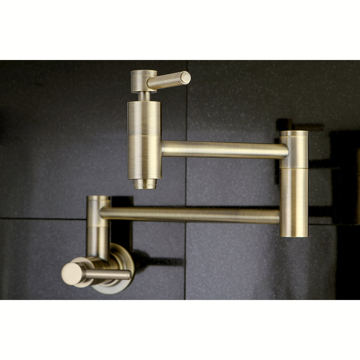 Kingston Brass KS8107DL Concord Wall Mount Pot Filler Kitchen Faucet