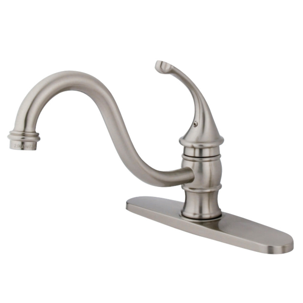 Kingston Brass KB3575GLLS Georgian 8&quot; Centerset Kitchen Faucet without Sprayer