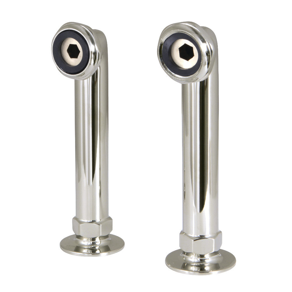 Kingston Brass Aqua Vintage 6-Inch Deck Mount Riser for Leg Tub Filler