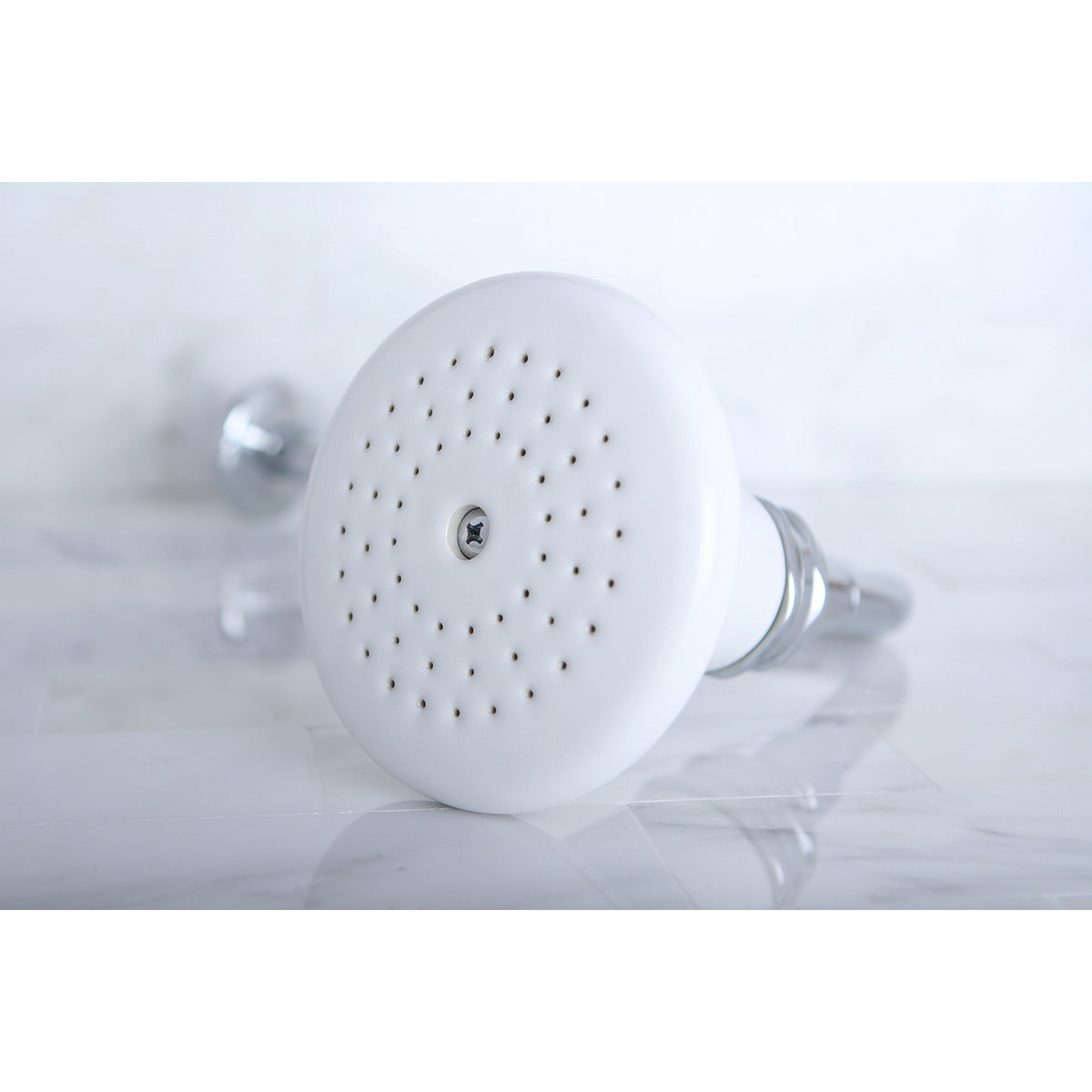 Victorian Ceramic Showerhead with 12&quot; Shower Arm Combo