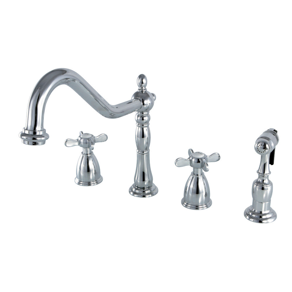 Kingston Brass KB1792BEXBS Widespread Kitchen Faucet