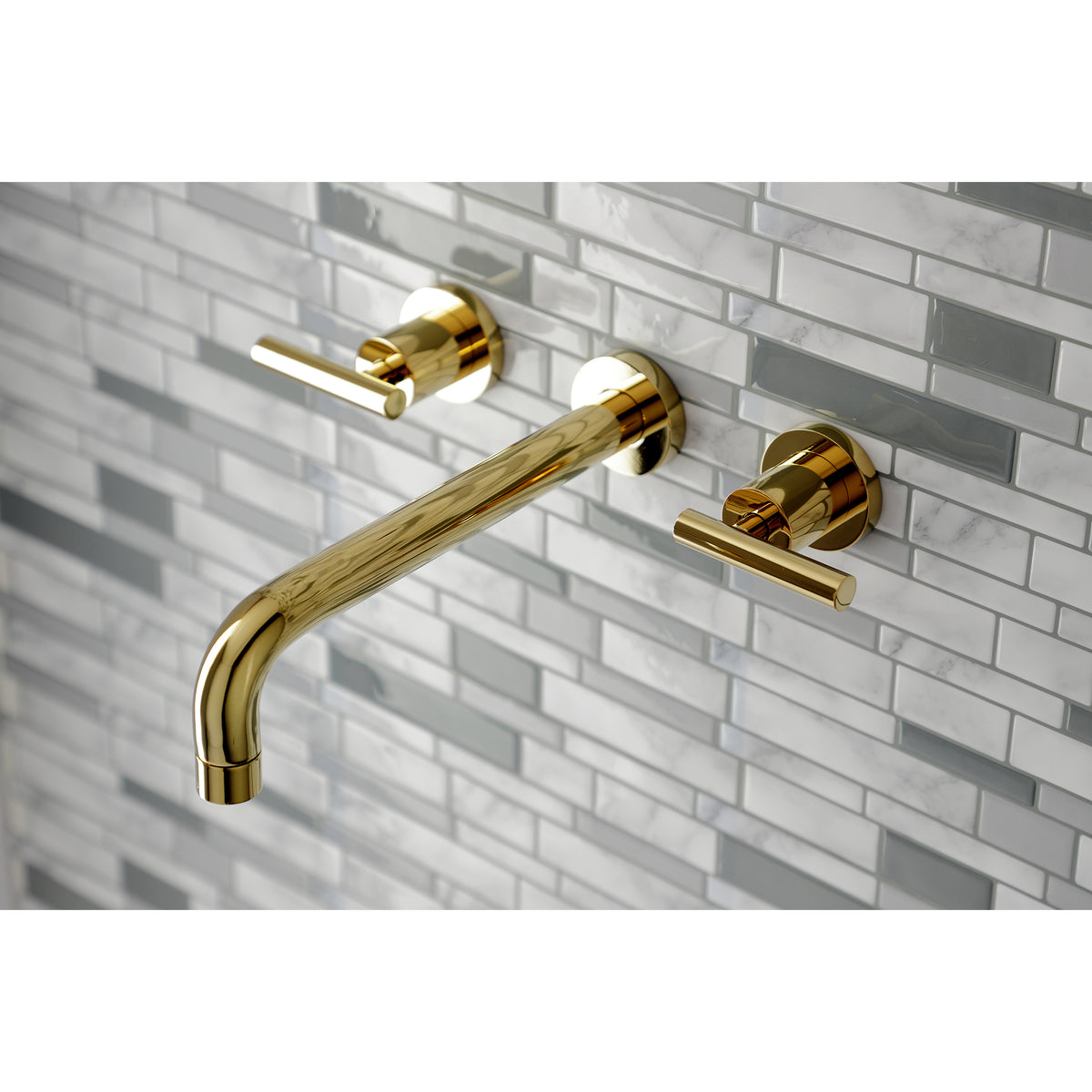 Manhattan Two-Handle Wall Mount Tub Faucet