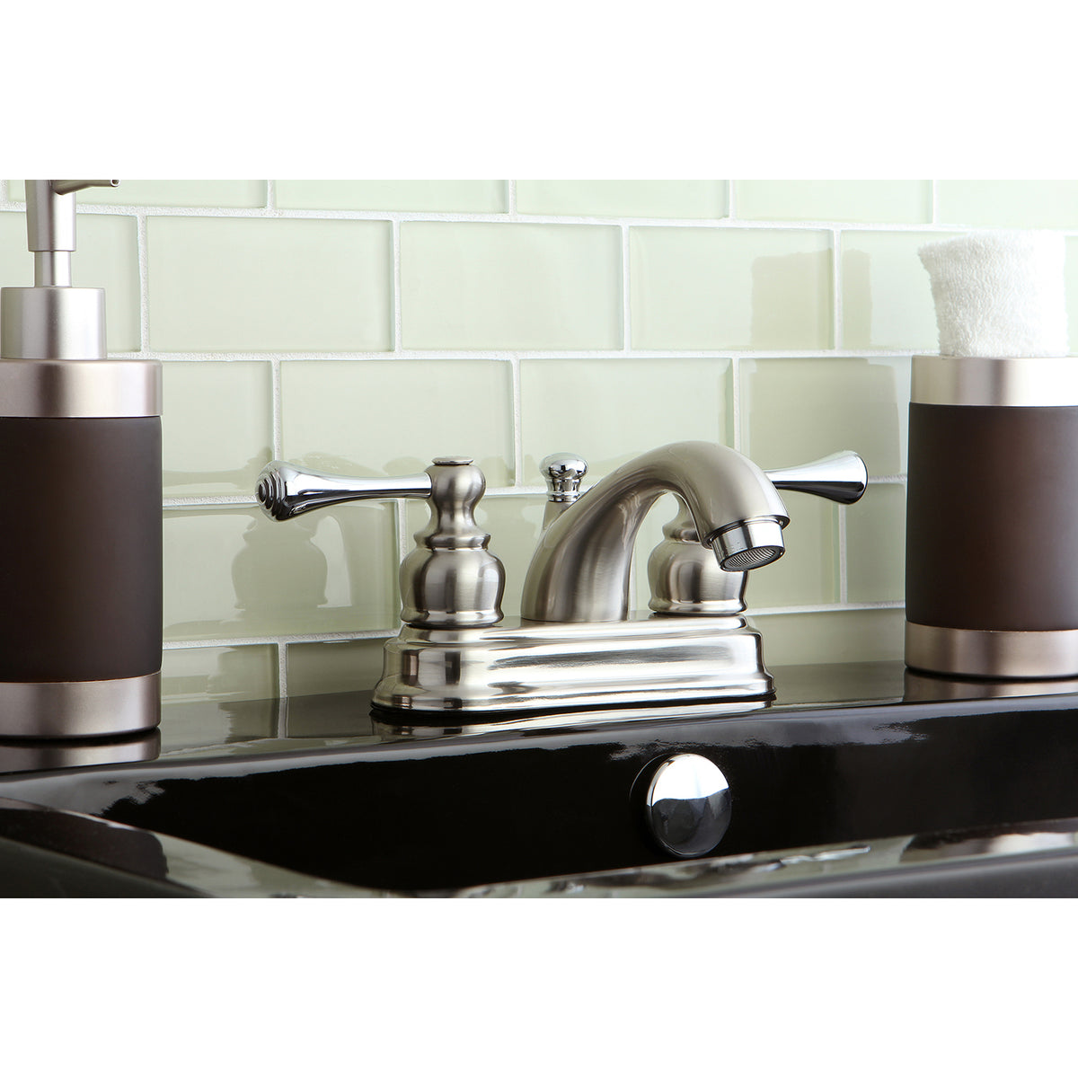 Kingston Brass KB3607BL 4 in. Centerset Bathroom Faucet