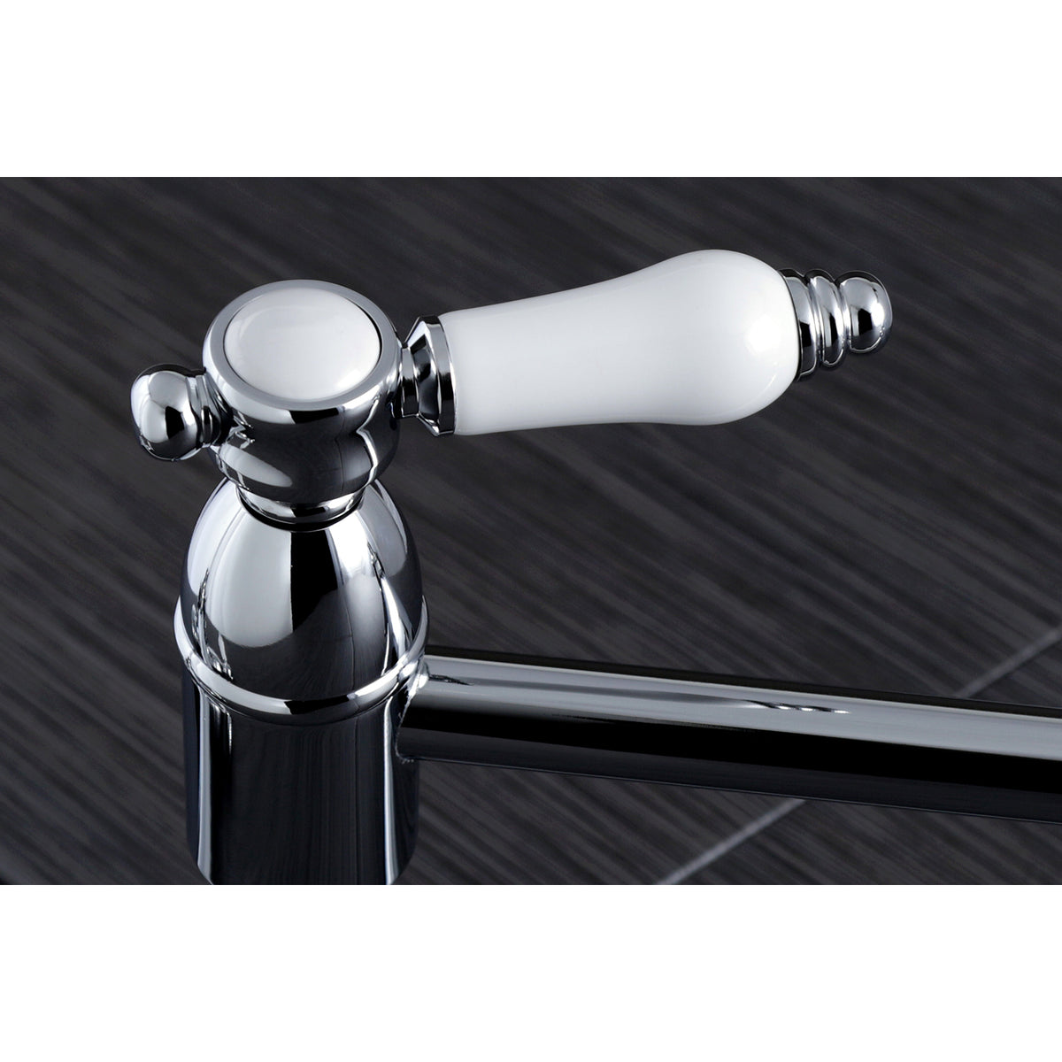 Kingston Brass KS3106BPL Bel-Air Wall Mount Pot Filler Kitchen Faucet