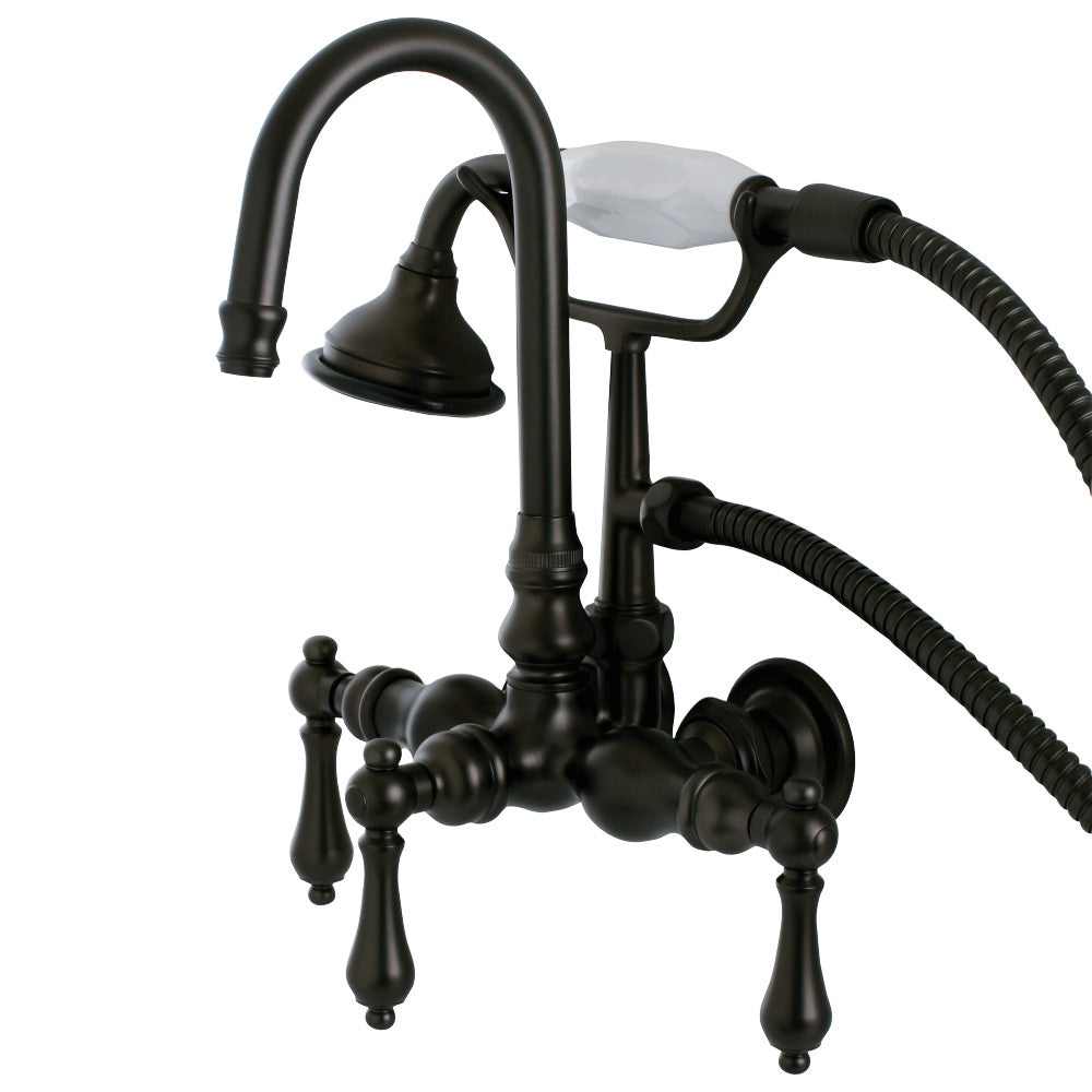 Aqua Vintage Wall Mount Clawfoot Tub Faucet