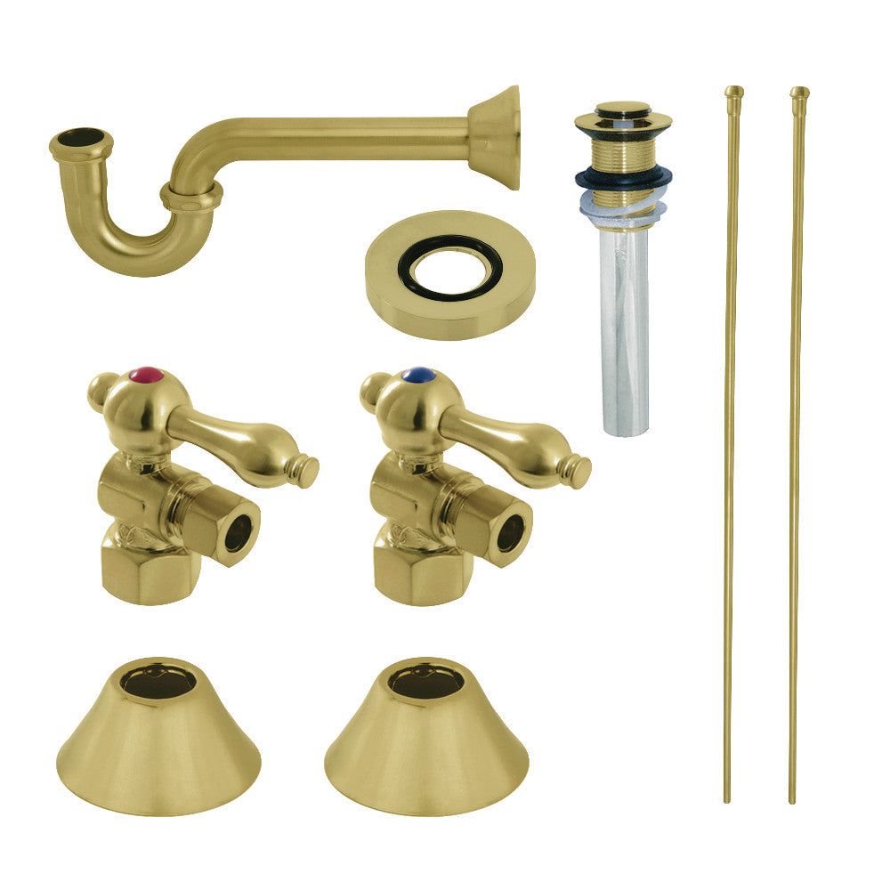 Kingston Brass Traditional Plumbing Sink Trim Kit with P-Trap and Drain