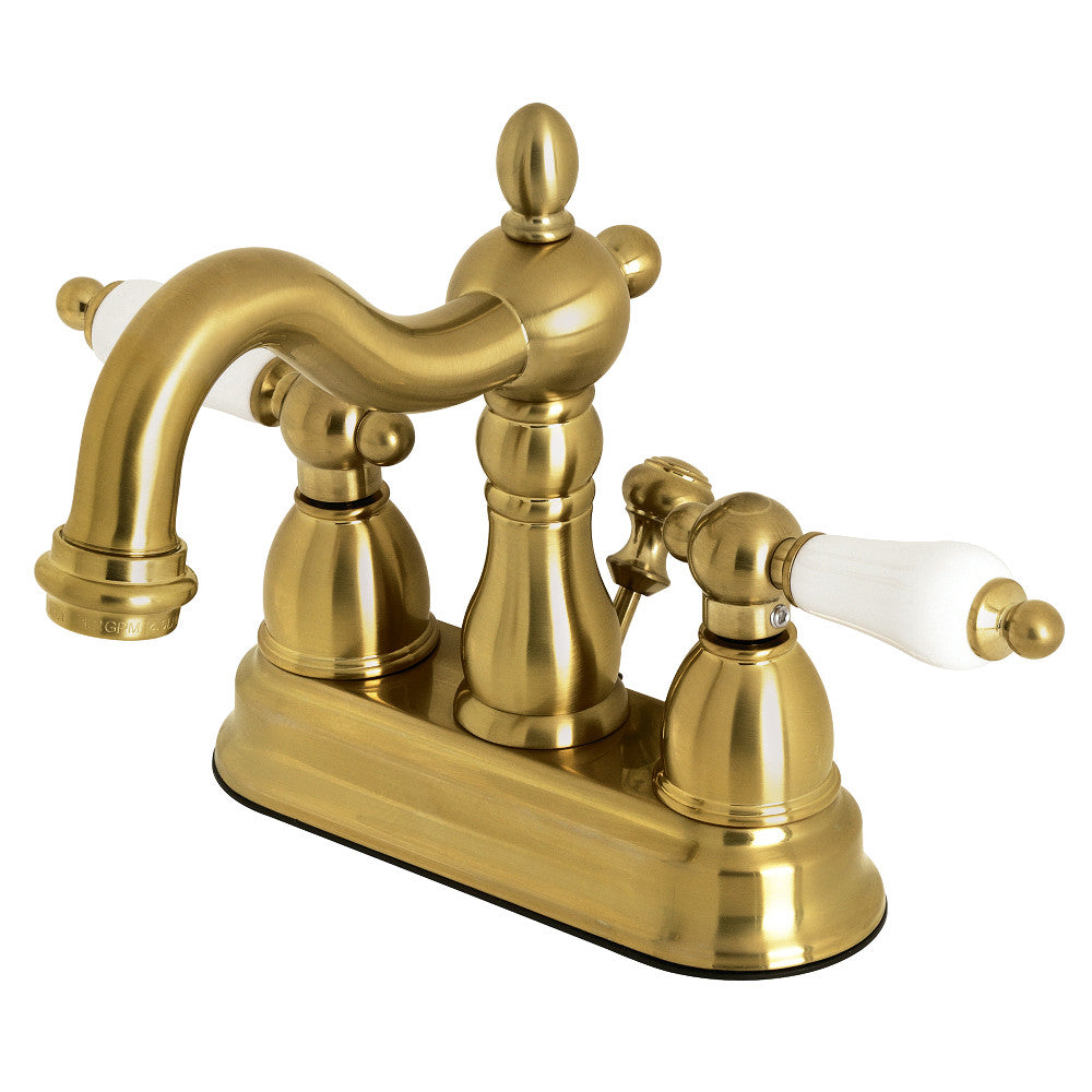 Kingston Brass KB1606PL Heritage 4 in. Centerset Bathroom Faucet