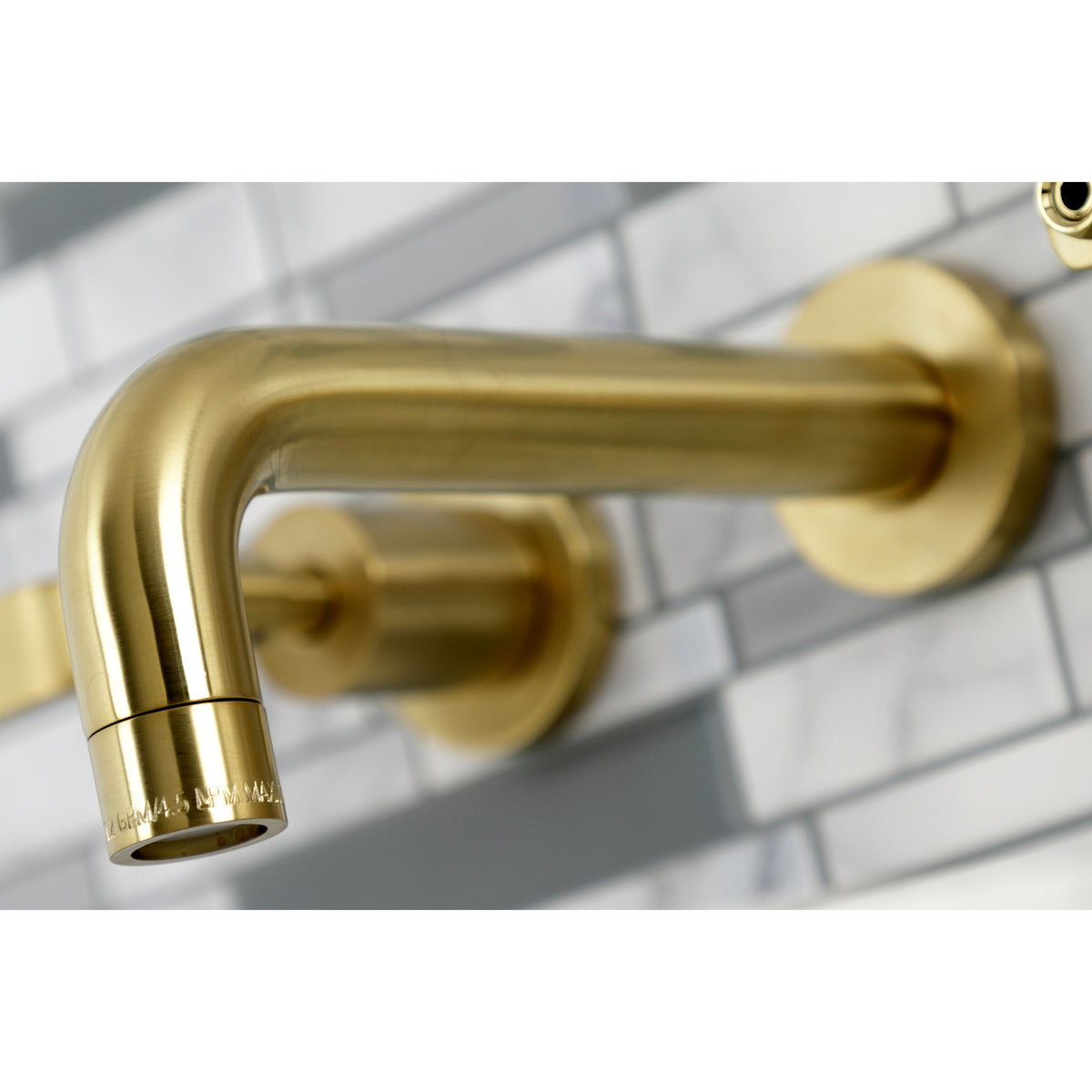 Kingston Brass KS8122KL Whitaker Two-Handle Wall Mount Bathroom Faucet