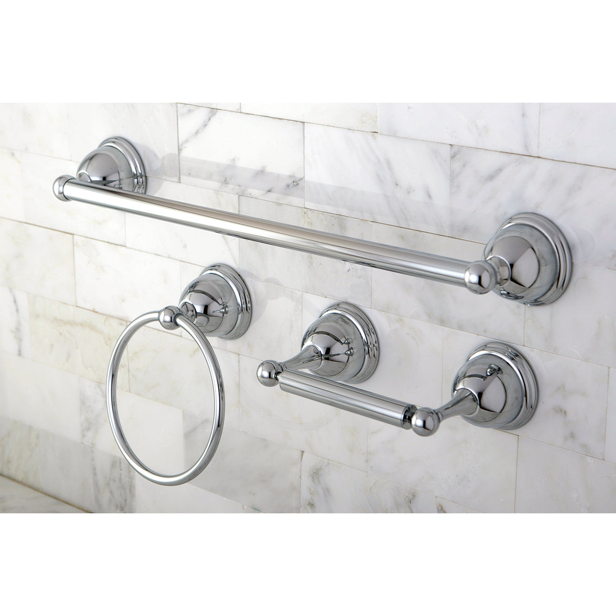 Kingston Brass Restoration 3-Piece Bathroom Hardware
