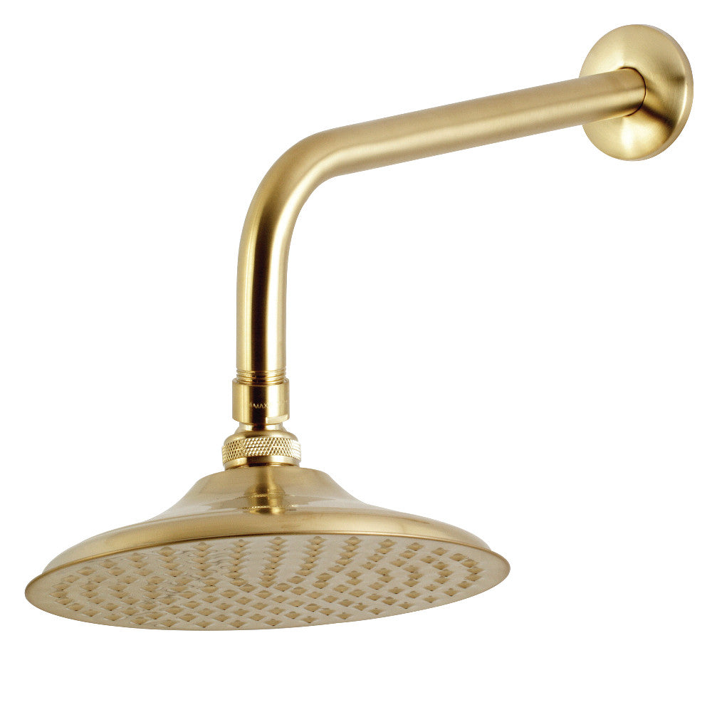 Victorian 8&quot; Brass Shower Head with 12&quot; Shower Arm
