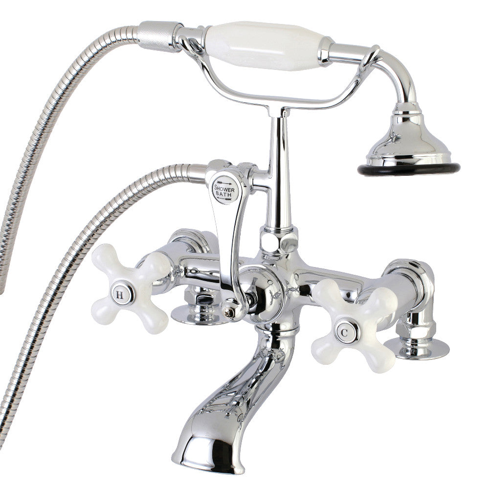 Aqua Vintage 7-Inch Tub Faucet with Hand Shower