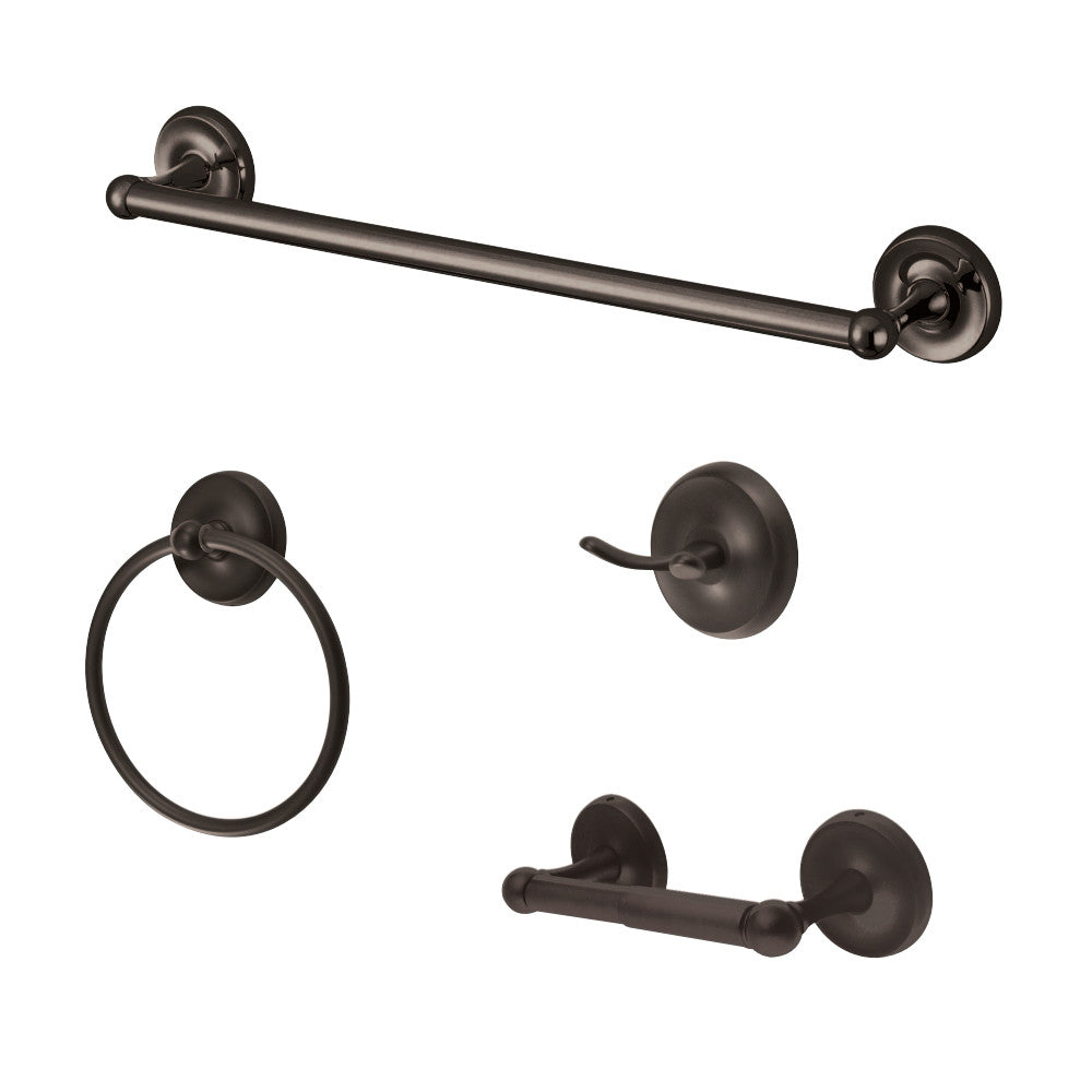 Kingston Brass Victorian 4-Piece Bathroom Accessory Set