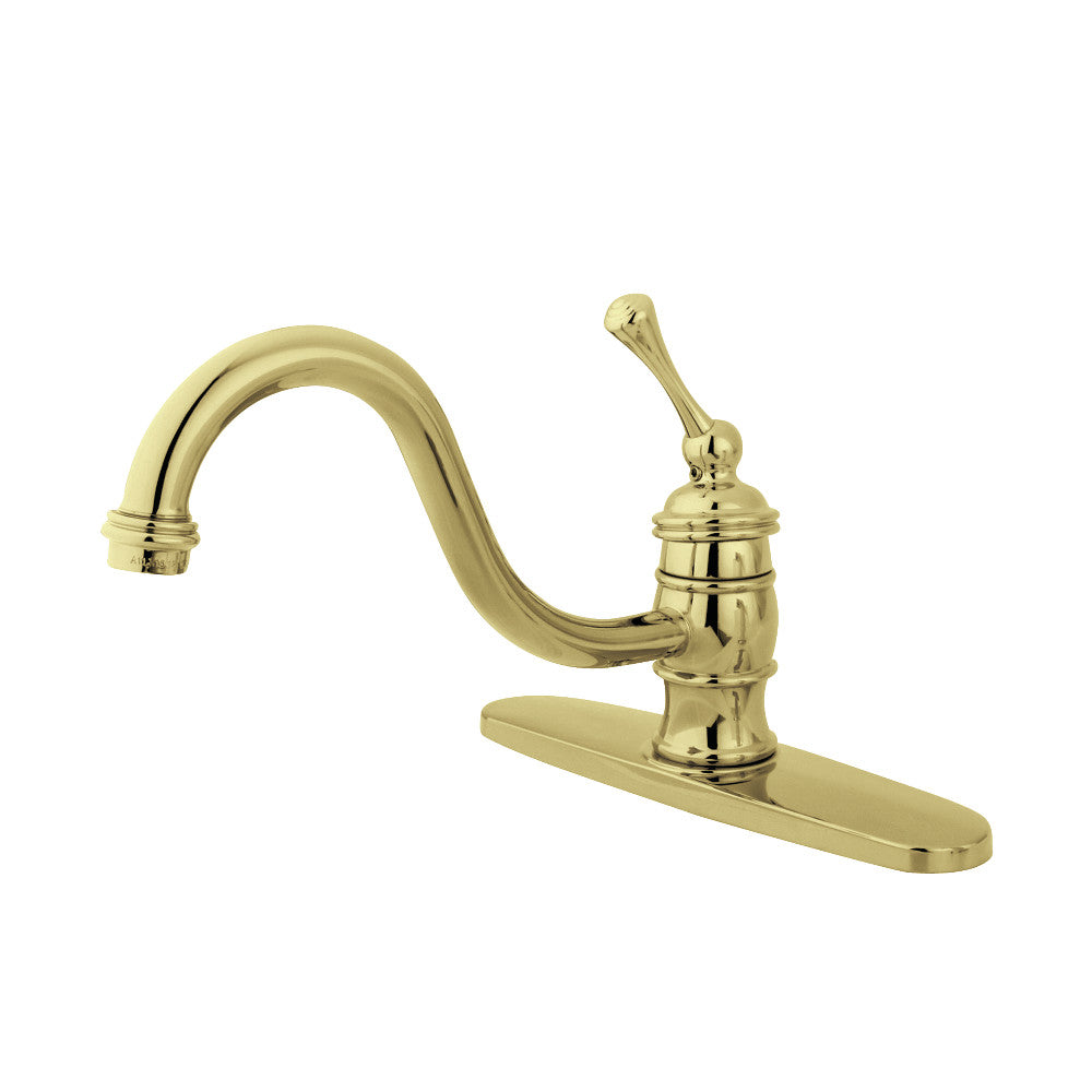 Kingston Brass KB3572BLLS 8-Inch Centerset Kitchen Faucet