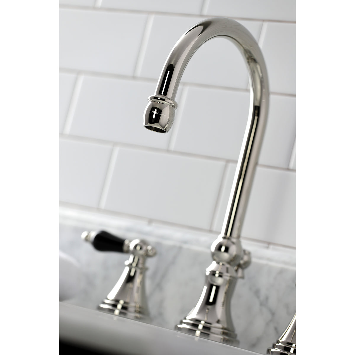 Kingston Brass KS2982PKL Duchess Widespread Bathroom Faucet with Brass Pop-Up