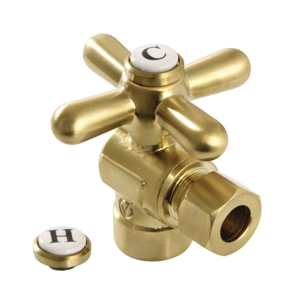 Kingston Brass 1/2&quot; Sweat x 3/8&quot; OD Comp Angle Stop Valve