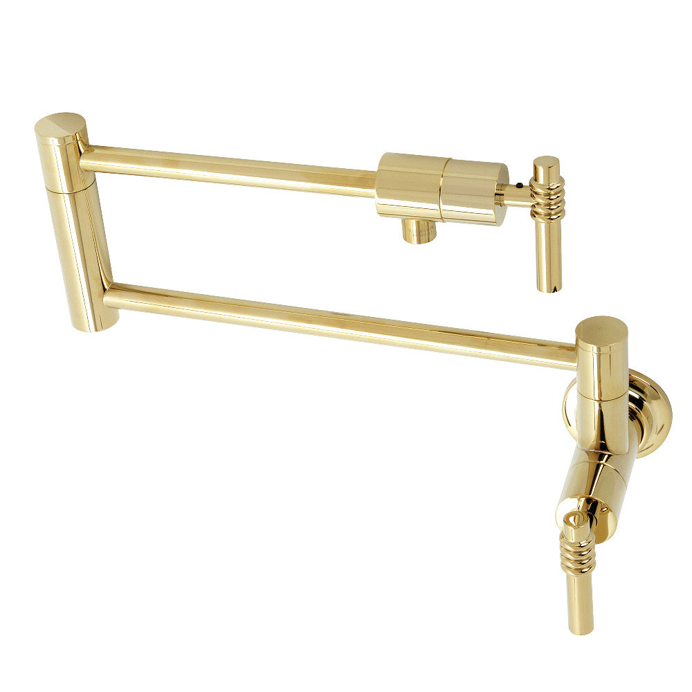 Kingston Brass KS4107ML Milano Wall Mount Pot Filler