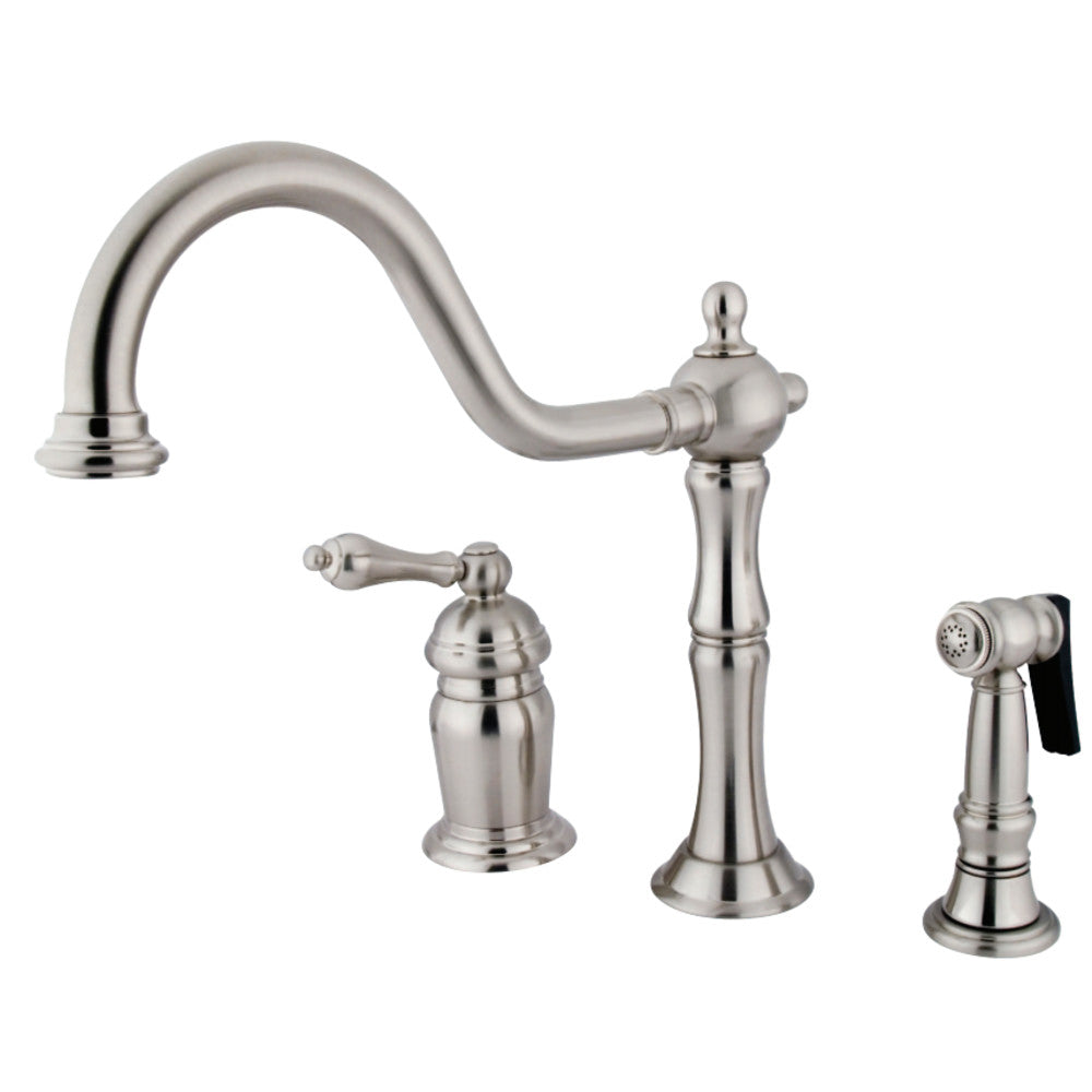 Kingston Brass KS1815ALBS Widespread Kitchen Faucet