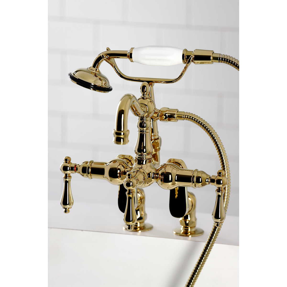 Vintage Clawfoot Tub Faucet with Hand Shower