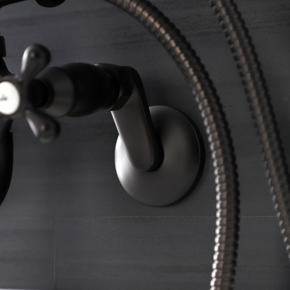 Kingston Wall Mount Tub Faucet with Hand Shower