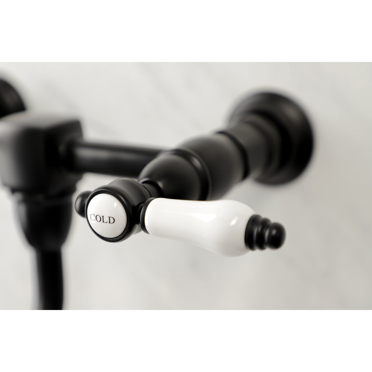 Kingston Brass KS1218BPL Bel-Air Wall Mount Bathroom Faucet