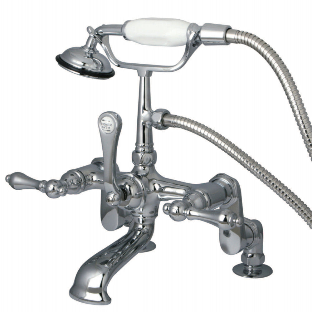 Vintage Adjustable Center Deck Mount Tub Faucet