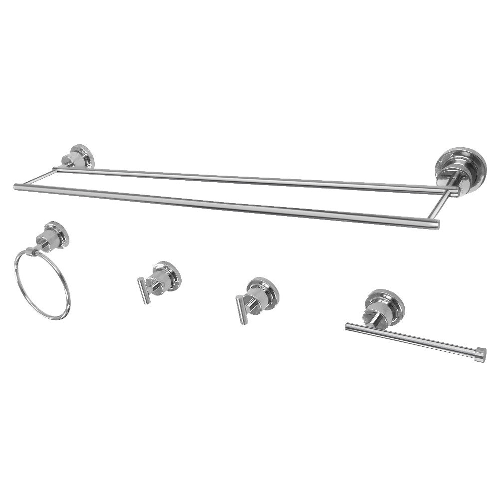 Kingston Brass Concord 5-Piece Bathroom Accessory Sets