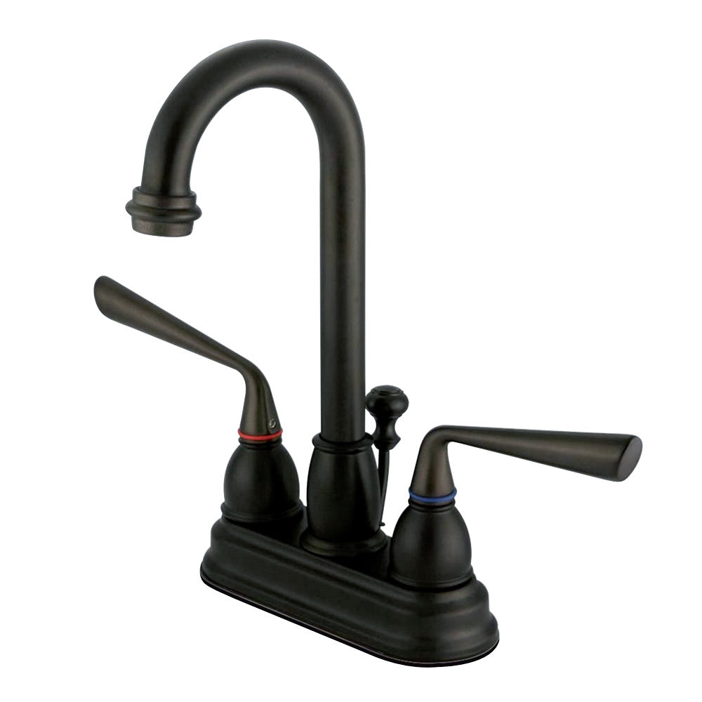 Kingston Brass KB3615ZL 4 in. Centerset Bathroom Faucet