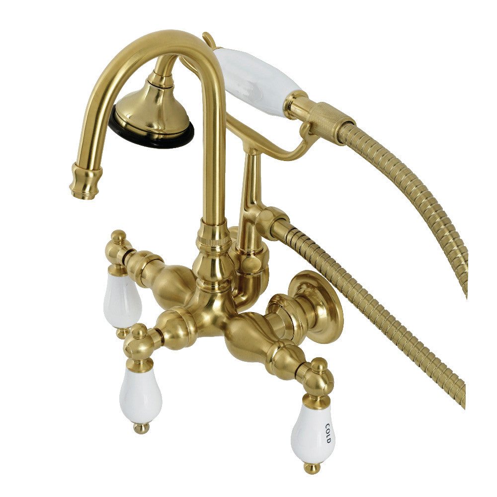 Aqua Vintage Wall Mount Clawfoot Tub Faucet