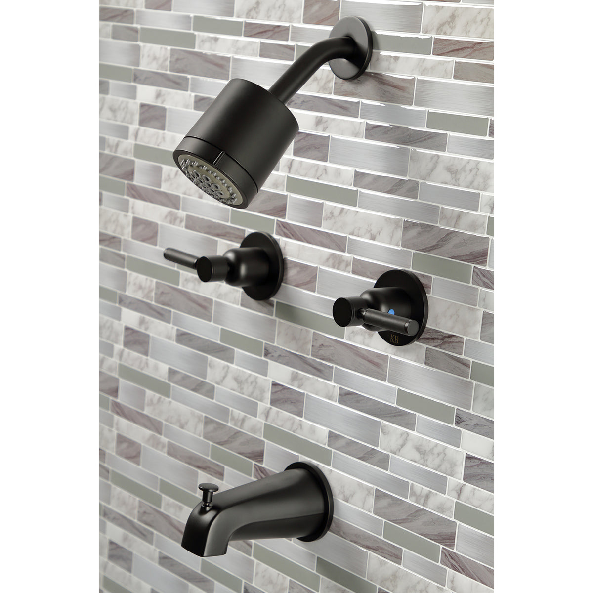 Kaiser Two-Handle Tub and Shower Faucet
