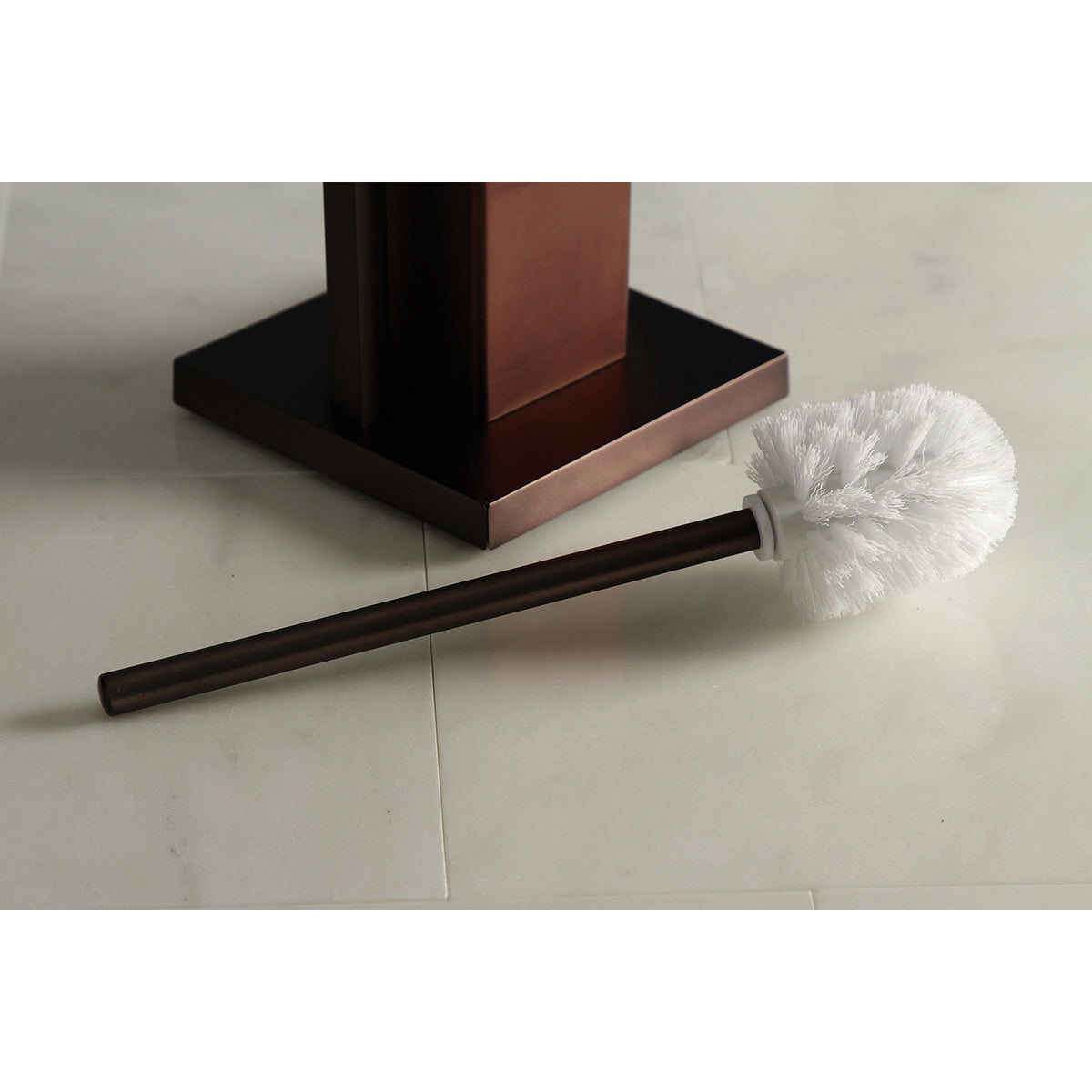 Kingston Brass Pedestal Toilet Paper Holder with Toilet Brush Holder