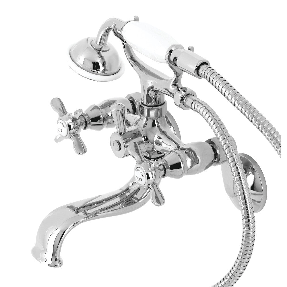 Essex Wall Mount Clawfoot Tub Faucet with Hand Shower