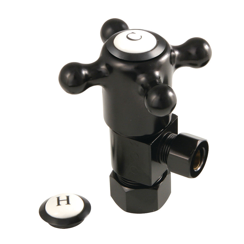 Kingston Brass 5/8&quot;O.D x 3/8&quot; O.D Anti-Seize Quarter Turn Angle Stop