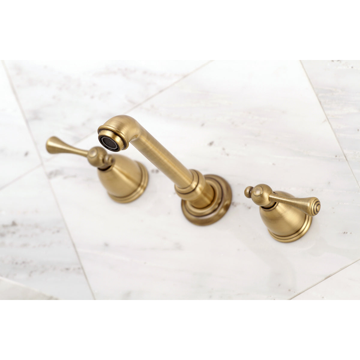 English Country 2-Handle Wall Mount Roman Tub Faucet