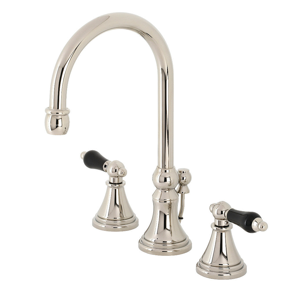 Kingston Brass KS2982PKL Duchess Widespread Bathroom Faucet with Brass Pop-Up