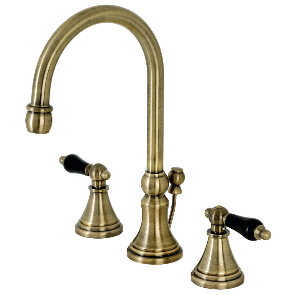 Kingston Brass KS2982PKL Duchess Widespread Bathroom Faucet with Brass Pop-Up