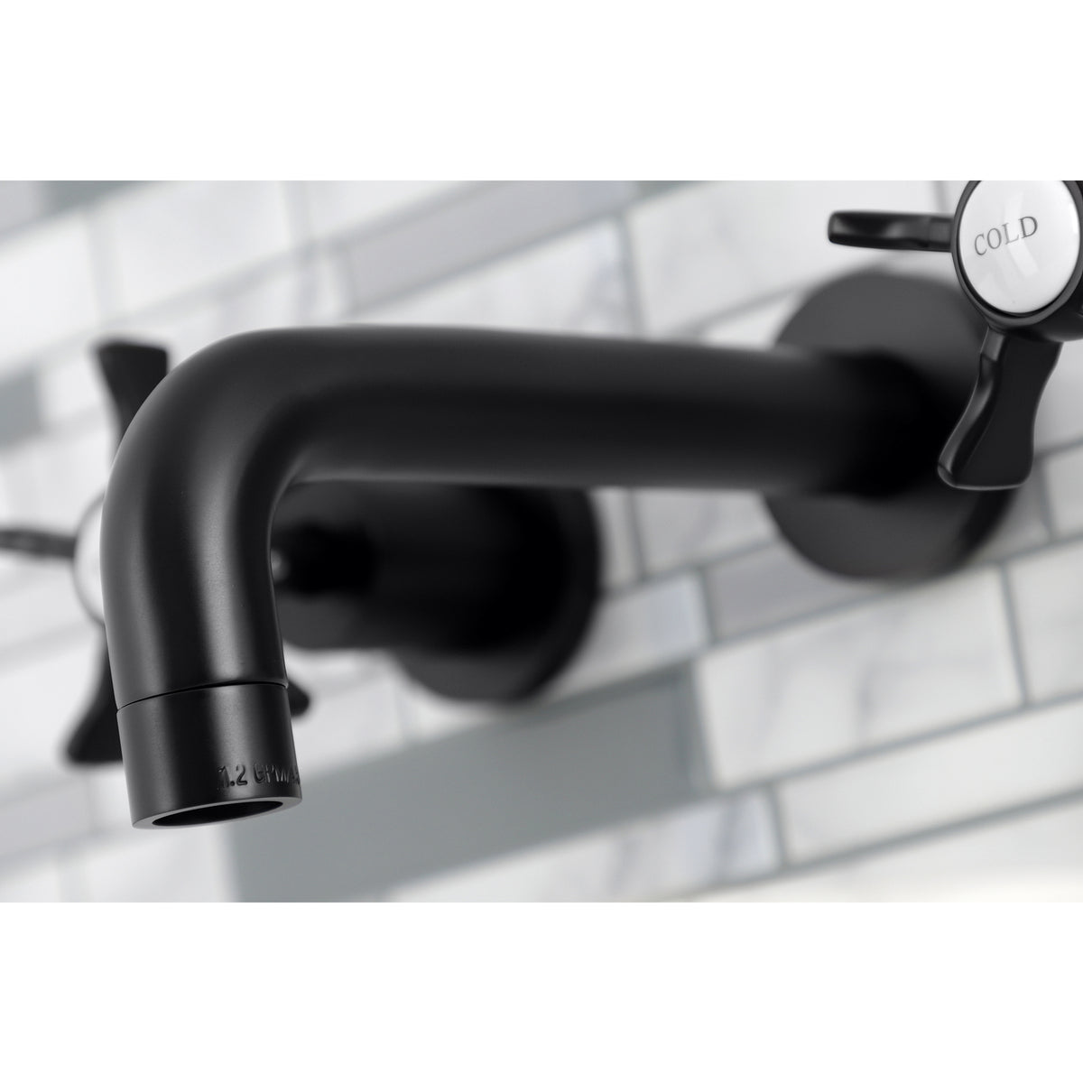 Kingston Brass KS8128NX Hamilton Two-Handle Wall Mount Bathroom Faucet