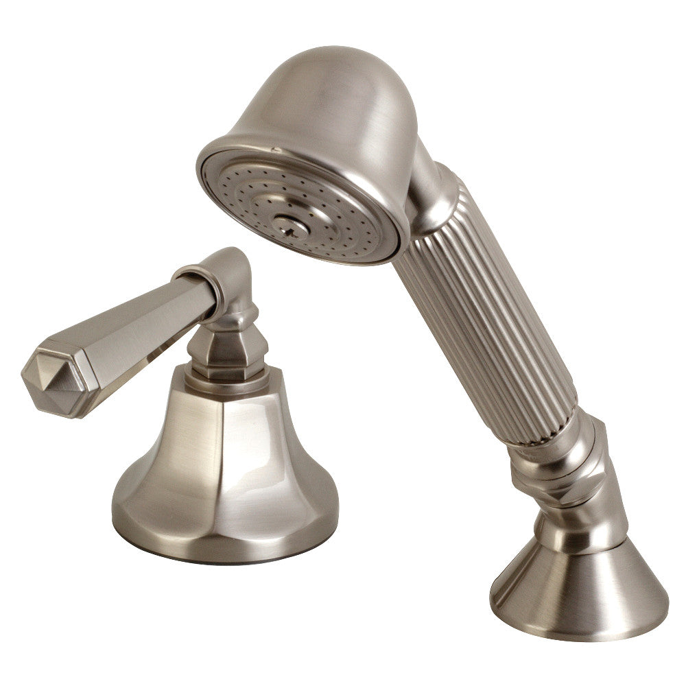 Kingston Brass Deck Mount Hand Shower with Diverter for Roman Tub Faucet