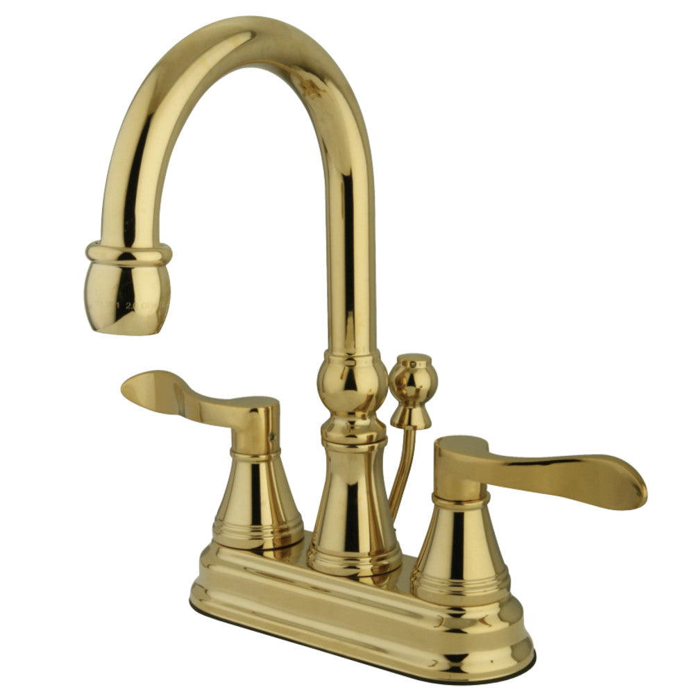 Kingston Brass KS2612DFL 4 in. Centerset Bathroom Faucet