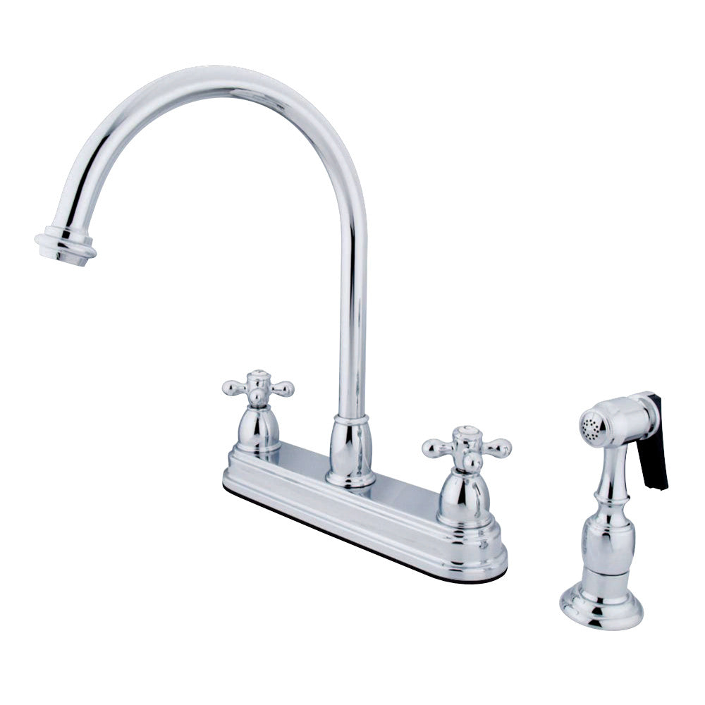 Kingston Brass KB3752AXBS Restoration Centerset Kitchen Faucet
