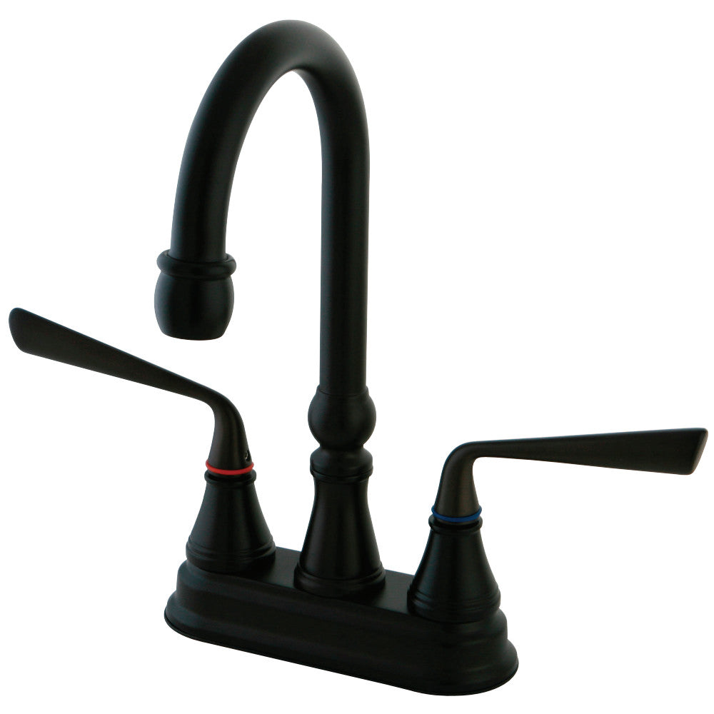 Kingston Brass KS2492ZL Silver Sage Bar Faucet