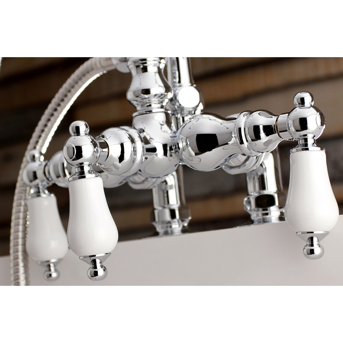 Aqua Vintage Clawfoot Tub Faucet with Hand Shower